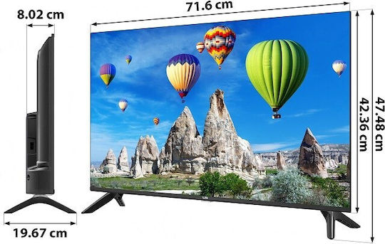 Lin Television 32" HD Ready LED 32LHD1810 (2020) vista 3