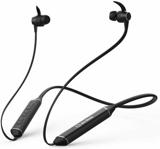 AvLink PowerBand In-ear Bluetooth Handsfree Earphones with Sweat Resistance Black