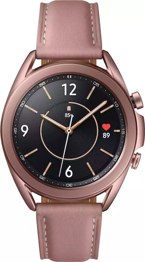 Samsung Galaxy Watch3 LTE Stainless Steel 41mm Waterproof with eSIM and Heart Rate Monitor (Mystic Bronze) view 2