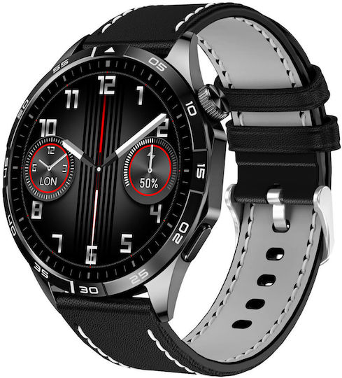 Microwear C21 Pro Smartwatch with Heart Rate Monitor (Black / Gray)