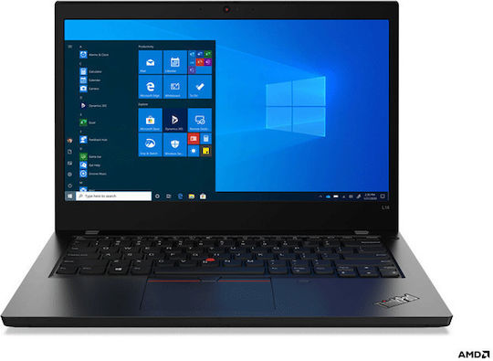 Lenovo ThinkPad L14 Gen 2 (AMD) 14" IPS FHD (Ryzen 5 Pro-5650U/16GB/512GB SSD/W10 Pro) Black (GR Keyboard)