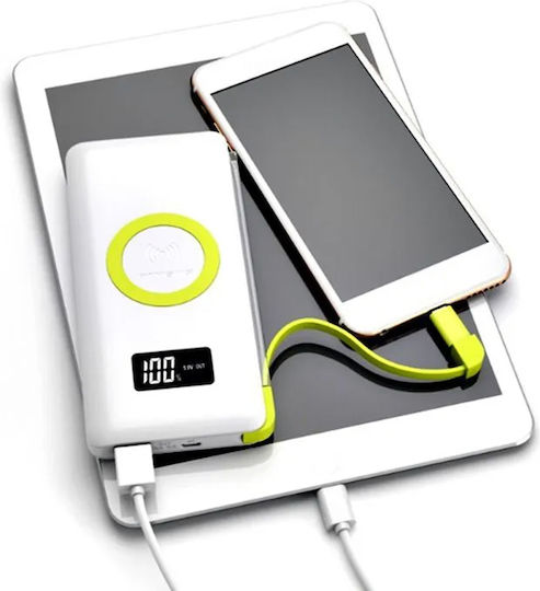 Andowl Qcd0815 Power Bank 15000mAh 18W with USB-C Port White