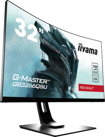 Iiyama G-Master GB3266QSU-B1 VA HDR Curved Gaming Monitor 31.5" QHD 2560x1440 144Hz view 2