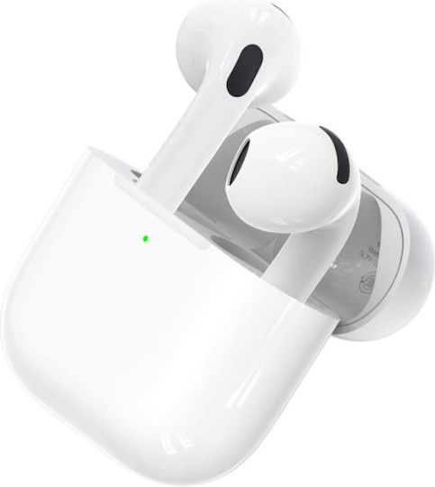 XO Q6 Pro Earbud Bluetooth Handsfree Earphones with Charging Case White view 4