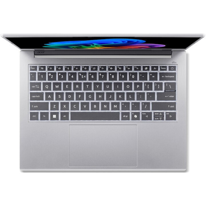 Acer Aspire 14 AI 14" OLED FHD+ (Ryzen AI 300 Series-7 350/16GB/1TB SSD/No OS) Pure Silver (International English Keyboard) view 2