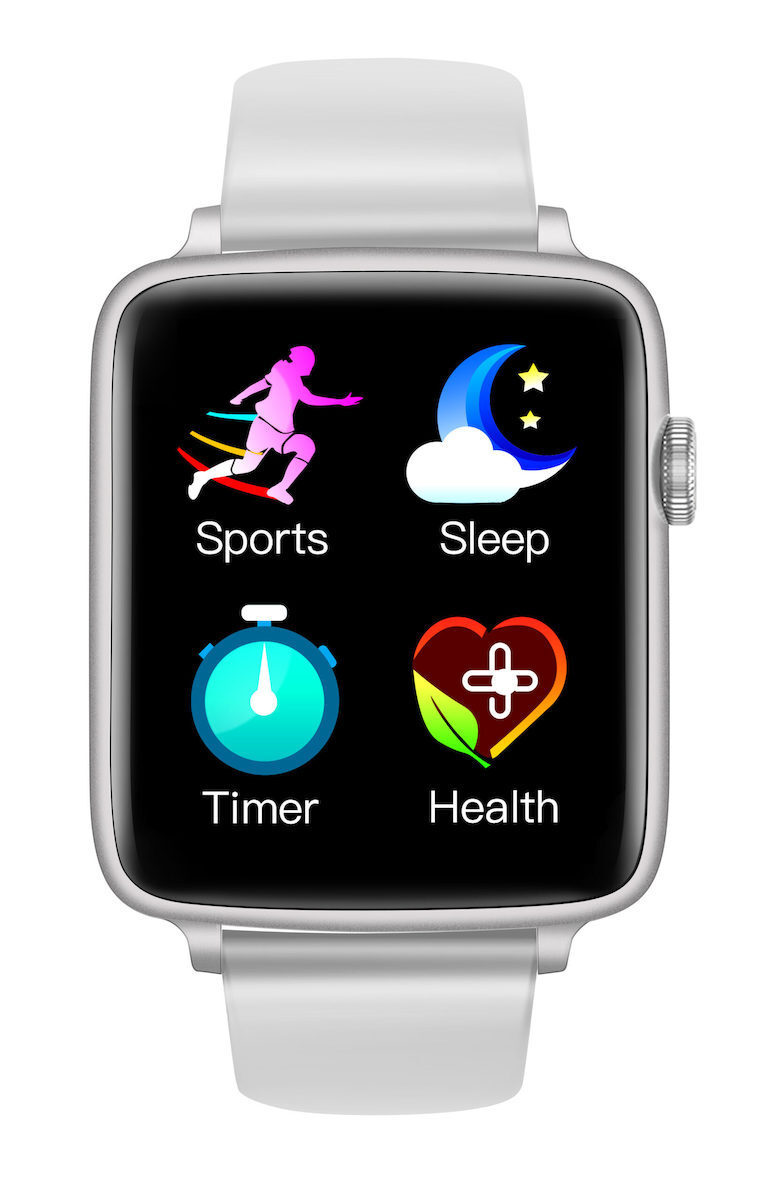 KinectFiT Aluminium Smartwatch with Heart Rate Monitor (Gray) view 2
