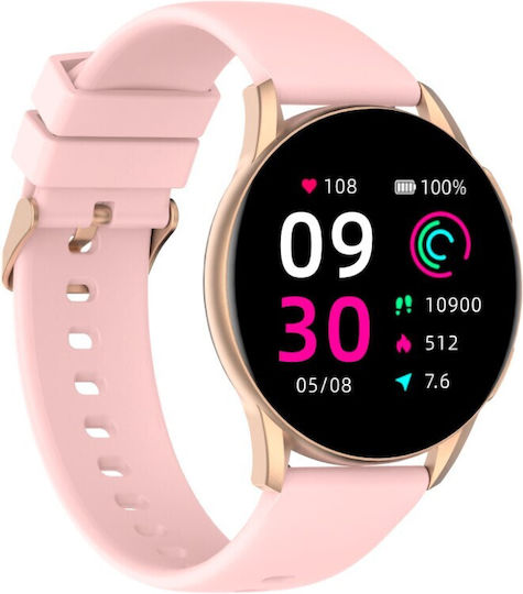 Kieslect L11 Pro 46mm Smartwatch with Heart Rate Monitor (Pink) view 2