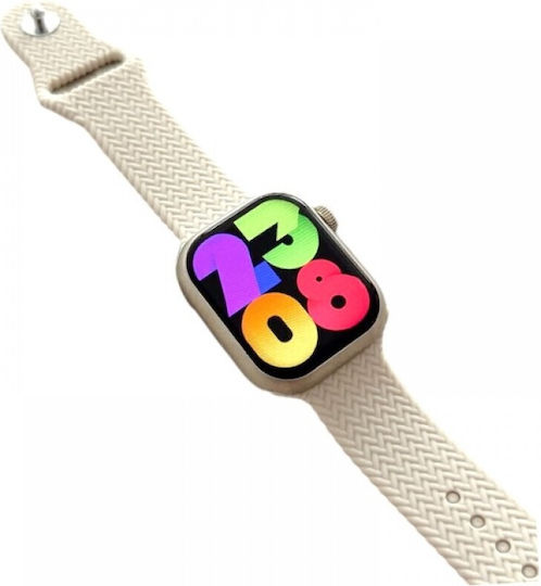 Z99 Mini 38mm Smartwatch with Heart Rate Monitor (White) view 1