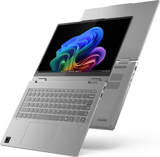 Lenovo IdeaPad 5 2-in-1 14Q8X9 14" OLED FHD+ Touchscreen (Snapdragon-X Plus X1P-42-100/16GB/512GB SSD/W11 Pro) Luna Grey (US Keyboard) view 3