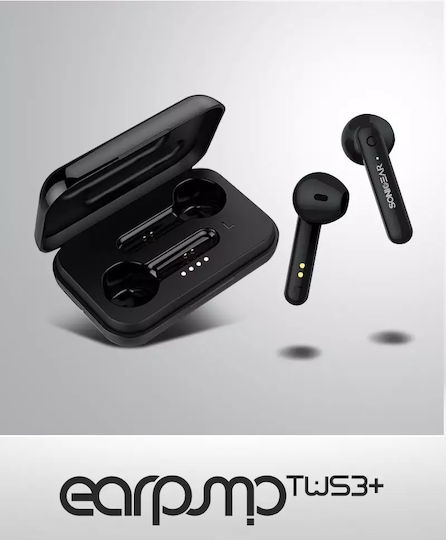 Sonic Gear TWS 3+ In-ear Bluetooth Handsfree Earphones with Charging Case Black view 6
