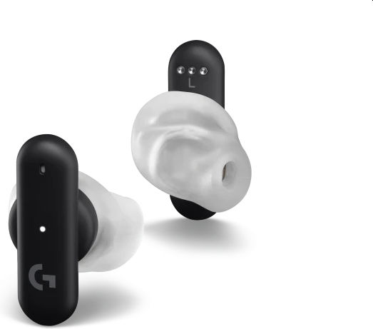 Logitech G Fits Earbud Bluetooth Handsfree Earphones with Charging Case Black view 4