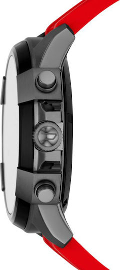 Diesel On Full Guard Stainless Steel 56mm Smartwatch (Red) view 2