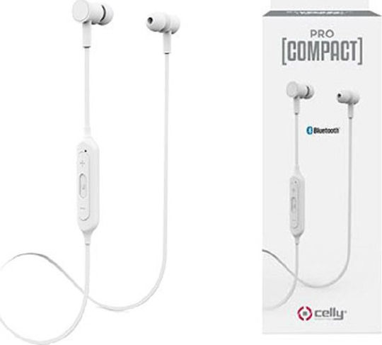 Celly Procompact In-ear Bluetooth Handsfree Earphones White view 5
