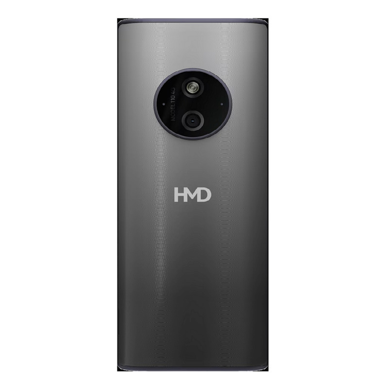 HMD 110 4G 2025 Dual SIM Mobile Phone with Buttons Titanium Ansicht 3