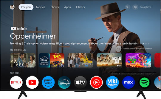 TCL Smart Television 75" 4K UHD QLED 75P79K HDR (2024) view 3