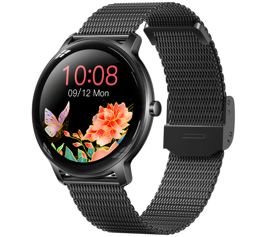 Rubicon SR014E Smartwatch with Heart Rate Monitor (Black) vista 9