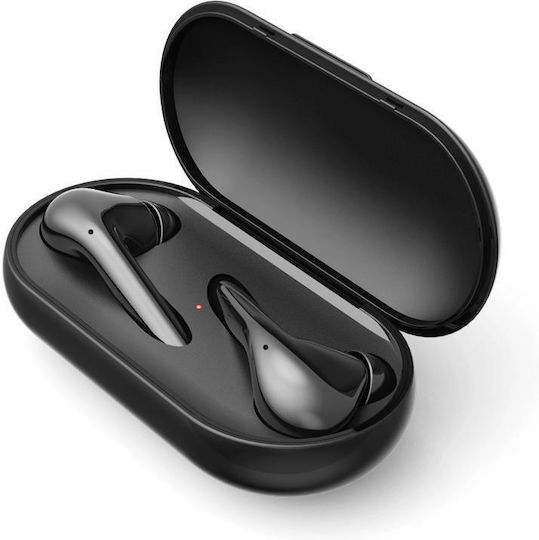 BTS3 Earbud Bluetooth Handsfree Earphones with Charging Case Black view 1