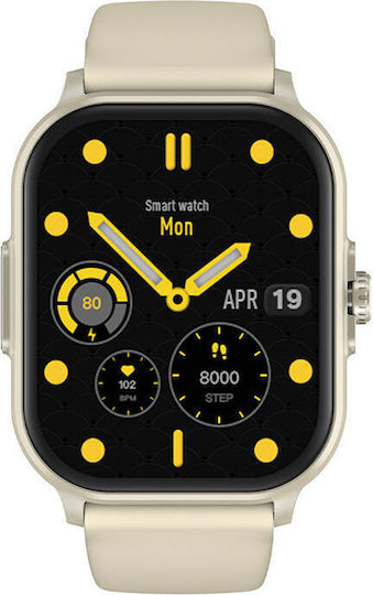 Colmi C63 Aluminium Smartwatch with Heart Rate Monitor (Yellow) view 2