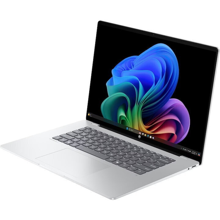 HP OmniBook 16-bf0001nn 16" OLED FHD+ (Snapdragon-X1-26-100/16GB/1TB SSD/W11 Home) (US Keyboard) view 2