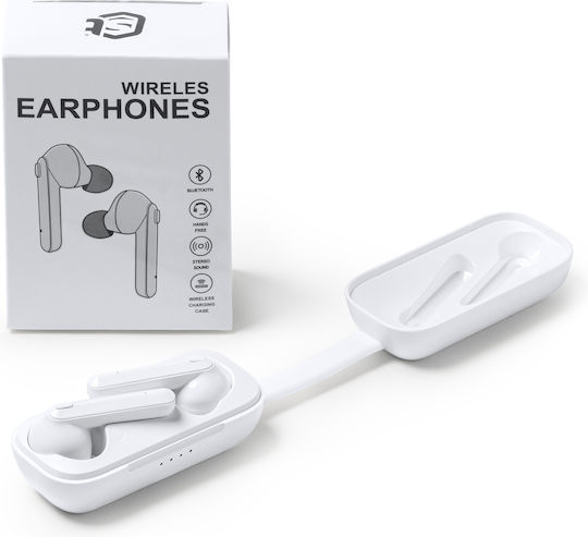 Trap In-ear Bluetooth Handsfree Earphones with Charging Case White view 3