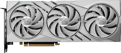 MSI GeForce RTX 4060 Ti 16GB GDDR6 Gaming X Slim White Graphics Card vue 3