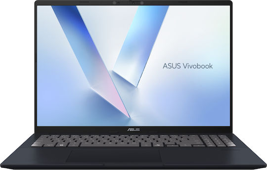 Asus Vivobook 16 X1607QA-MB046W 16" FHD+ (Snapdragon-X X1-26-100/16GB/512GB SSD/W11 Home) Quiet Blue (GR Keyboard) view 1