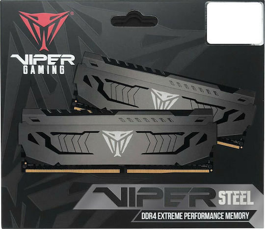 Patriot Viper Steel DDR4 16GB RAM with 2x8GB Modules and Speed 3200 for Desktop PVS416G320C6K view 5
