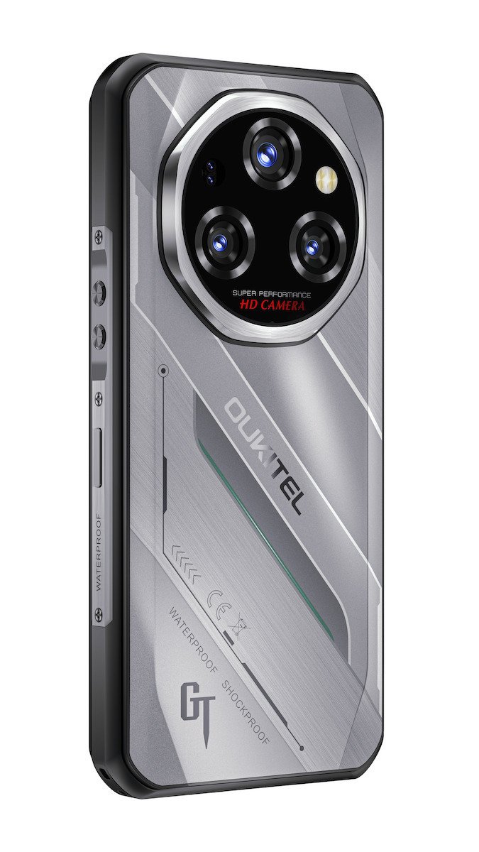 Oukitel WP62 5G Dual SIM (12GB/512GB) Resistant Smartphone Silver view 3