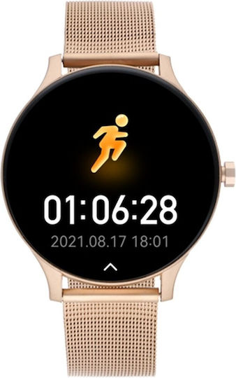 Radiant RAS21102 Smartwatch with Heart Rate Monitor (Rose Gold)