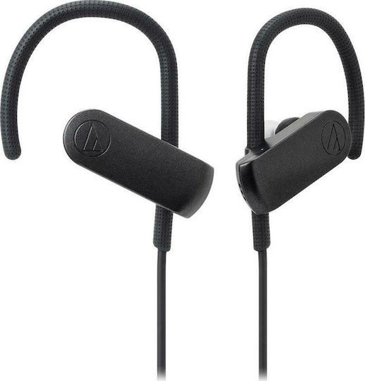 Audio Technica ATH-SPORT70BT In-ear Bluetooth Handsfree Earphones with Sweat Resistance Black view 3