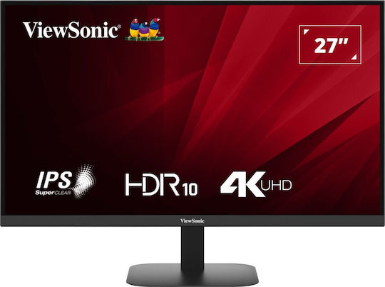 Viewsonic IPS HDR Monitor 27" 4K 3840x2160 with Response Time 4ms GTG