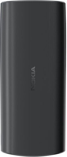 Nokia 105 4G Dual SIM Mobile with Buttons (Greek Menu) Charcoal view 2