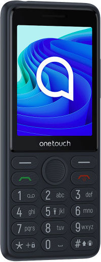 TCL Onetouch 4042S Dual SIM (125MB/125MB) Mobile with Buttons Gray view 4