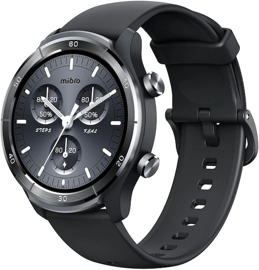 Mibro A3 45mm Smartwatch with Heart Rate Monitor (Black)