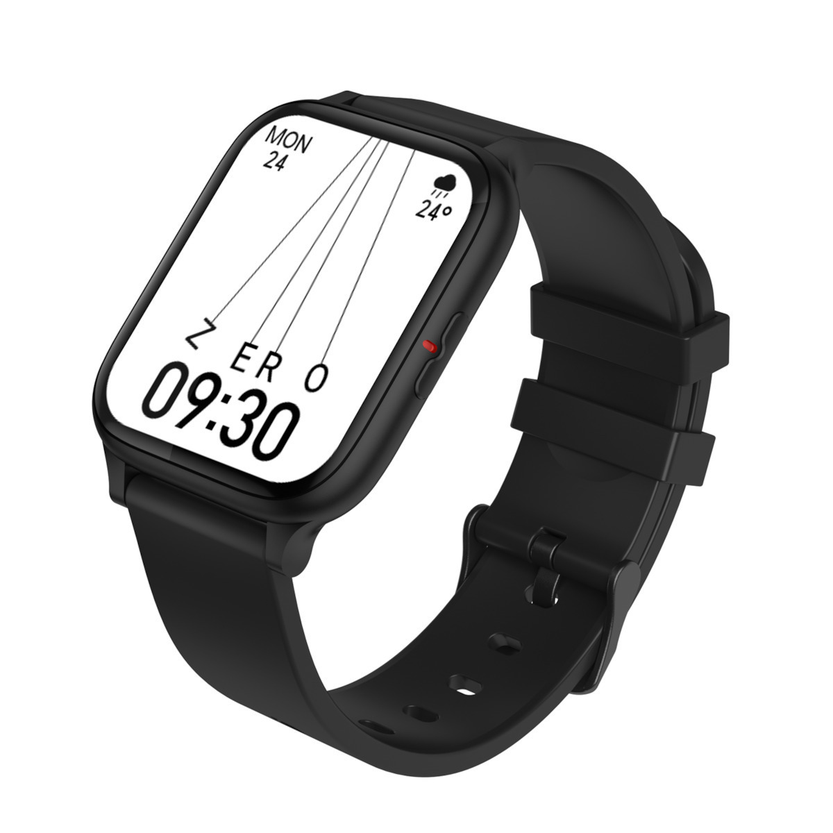 MostWanted Aluminium Smartwatch with Heart Rate Monitor (Black) view 6