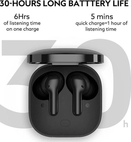 QCY T13 In-ear Bluetooth Handsfree Earphones with Sweat Resistance and Charging Case Black vista 3