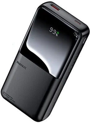Remax RPP-680 Power Bank 20000mAh 22.5W with USB-A Port and USB-C Port Power Delivery Black