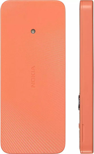 Nokia 215 4G (2024) Dual SIM Mobile Mobile Peach view 4