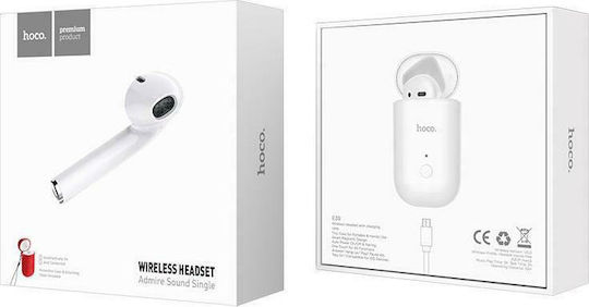 Hoco E39 Earbud Bluetooth Handsfree Earphone White view 3