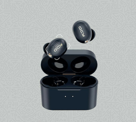 QCY HT01 In-ear Bluetooth Handsfree Earphones with Charging Case Black view 9