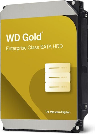 Western Digital Gold Enterprise Class 24TB HDD Hard Drive 3.5" SATA III 7200rpm with 512MB Cache for Server / Recorder WD241KRYZ vue 4
