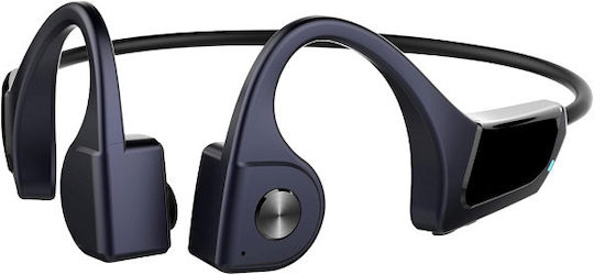 F806 Bone Conduction Bluetooth Handsfree Earphones Blue view 1