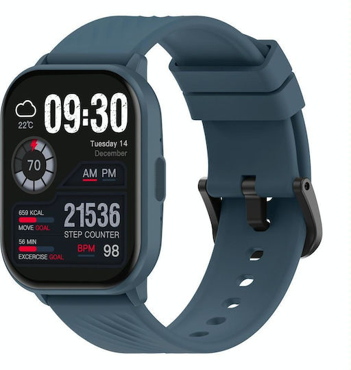 Zeblaze GTS 3 Smartwatch with Heart Rate Monitor (Blue) view 1