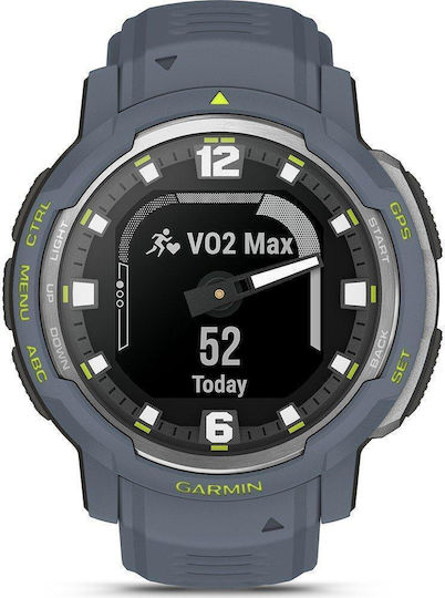 Garmin Instinct Crossover 45mm Waterproof Smartwatch with Heart Rate Monitor (Granite Blue) view 2