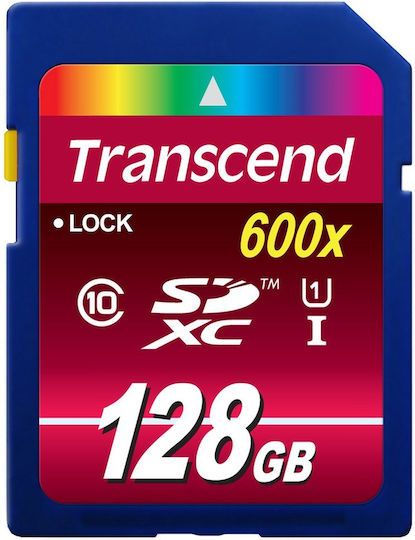 Transcend Ultimate 600x SDXC 128GB Class 10 U1 UHS-I view 1