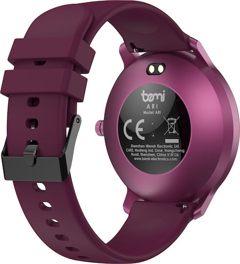 Bemi ARI Smartwatch with Heart Rate Monitor (Purple) view 4