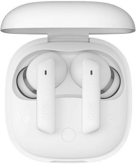 QCY MeloBuds ANC HT05 Bluetooth Handsfree Earphones with Charging Case White view 6