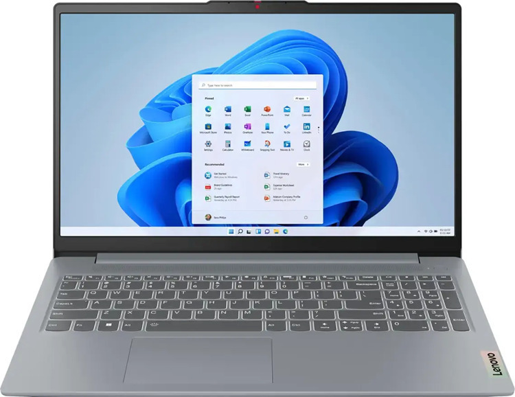 Lenovo IdeaPad Slim 3 15ABR8 15.6" IPS FHD (Ryzen 7-5825U/16GB/512GB SSD/W11 Home) Arctic Grey (US Keyboard)
