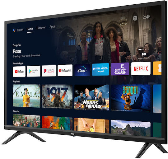 TCL Smart Television 32" HD Ready LED 32S5200 HDR (2021) view 2