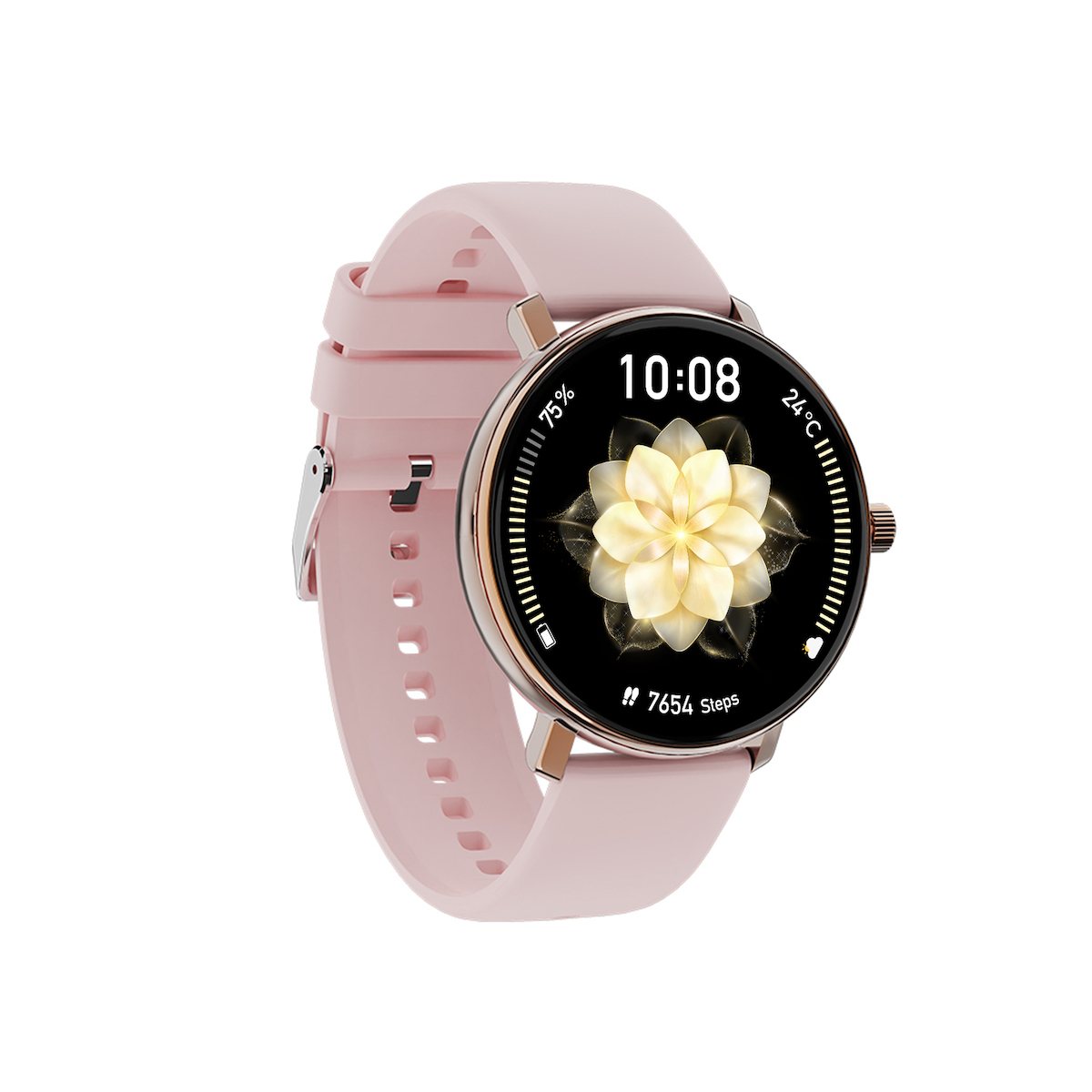 Wiwu SW07 Smartwatch with Heart Rate Monitor Gold view 4